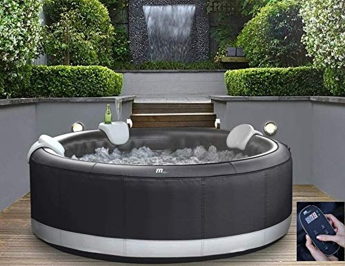 XXXL Luxus Premium SPA Whirlpool + LCD Fernbedienung - 204cm aufblasbar Outdoor+Indoor MSPA Pool für 6 Personen - Mallorca Feeling pur Camaro