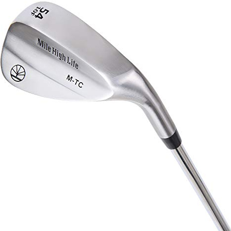 Mile High Life | Geschmiedete Golf-Sandkeil-Sets | Golf Gap Wedge Sets für Anfänger | Lob Wedge Golfschläger für Herren und Damen (Silver-54 Degrees)