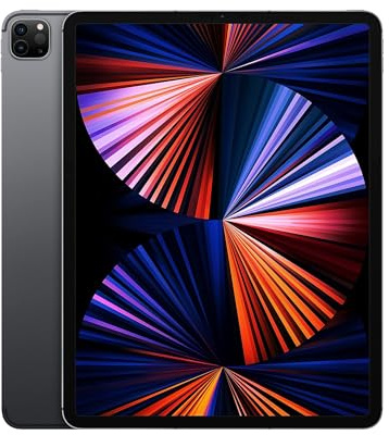 Apple 2021 iPad Pro 12.9-inch, Wi‐Fi + Cellular, 256GB - Space Gray (Renewed)