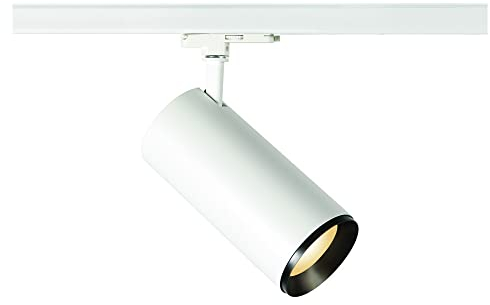 SLV 3 Phasen System Leuchte NUMINOS® XL/LED 3-Phasen-Strahler, Spot, Decken-Strahler, Decken-Leuchte, Schienensystem, Innen-Beleuchtung / 3000K 36W 3210lm weiß dimmbar 60Grad