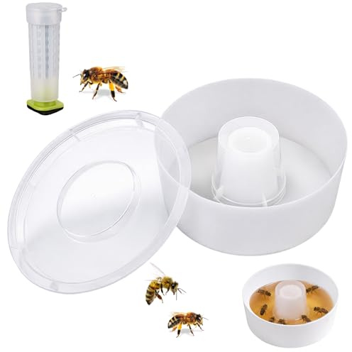 2L Rapid Bee Feeder, Round Beehive Entrance Feeder and Hive Top Feeder Kit