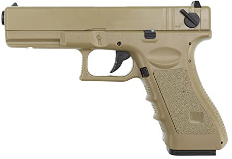 OpTacs Cyma Softair Airsoft Pistole CM030 AEP MOSFET Version TAN 0,5 Joule Kal. 6mm