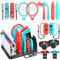 Switch Sports Accessories Bundle with Organizer Station Compatible with Nintendo Switch/ OLED Console & Joy-con, Storage and Organizer for Switch Sports Games, Family Sports Games Pack Accessories Kit