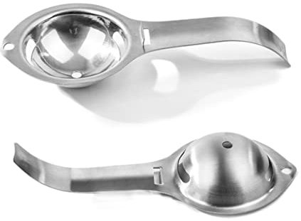 ABOOFAN Egg Yolk and White Separator Divider 3pcs Stainless Steel 304 Yolk Extractor Whites Filter for Cooking Kitchen Gadgets
