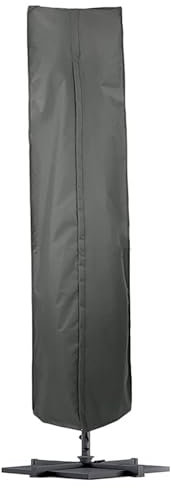 Outdoor Umbrella Cover Waterproof UV Resistant Heavy Duty 600D Oxford Fabric Fits Curved Cantilever and Straight Rod Garden Parasols