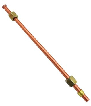 Tubo per compressore d'aria, tubo di scarico del compressore d'aria da 200 mm, 6 mm di diametro, pezzo di ricambio per compressore d'aria