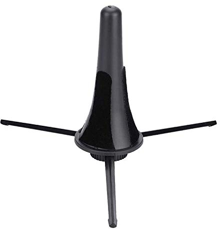 Klarinettenstand, Faltbare Klarinette Oboe Ständer Flöte Ständer Gerade Saxophon Stativhalter Bass Klarinette für Windinstrumente Schwarz