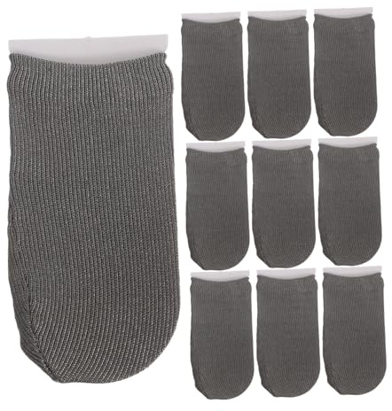 KOMBIUDA Gaming Handschuhe aus Faser 10stücke Atmungsaktive und Schnelltrocknende Fingerschutzhüllen für Mobiles Gaming Bequem und Wiederverwendbar