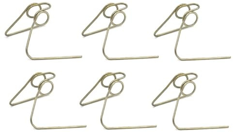 TILIEINE Pistone del Freno Arretratore Pistoncini Separatore Automatico a schegge per Pinza Freno a Disco per Moto e Scooter, con Foro Singolo, Universale(6pcs)