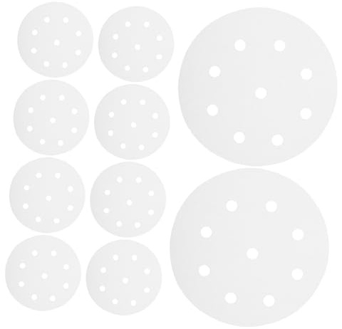 Garneck 3bags Steam Paper Liners Round Food Grade Parchment Non-Stick Heat-Resistant for Steaming Buns Baking