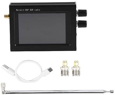 Receptor Gearwell SDR, analizador de señal de onda media larga y corta, dispositivo de monitoreo de antena con pantalla táctil, pantalla de 3,5 pulgadas