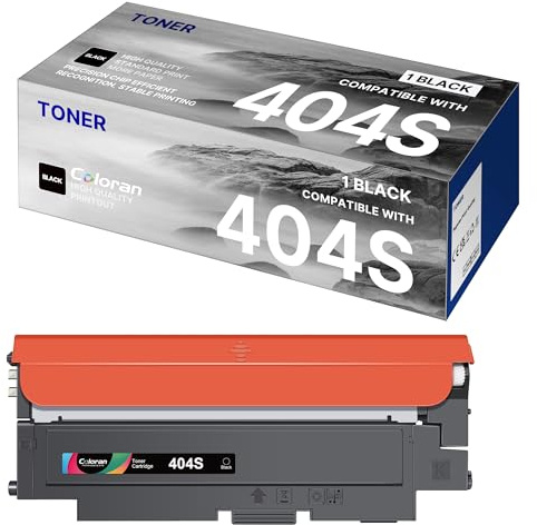 Coloran CLT-K404S für Toner Samsung C480W CLT-Y404S Kompatibel für Samsung C480FW Toner CLT-Y404S CLT-P404C CLT-404S CLT 404S CLT-404 CLT P404C für Xpress C480W C480FW C430Toner (1 Pack)