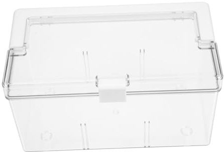 SMASOLO Boîte à Pharmacie Portable Transparente avec Poignée Capacité Spacieuse Plastique pour Rangement à Domicile Bureau et Voyage