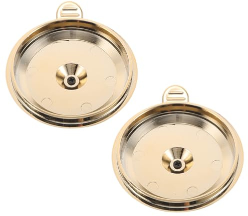 Anneome 2pezzi Centrotavola Decorativi da Tavola in Cera Clip per Candele per Albero di Natale Ornamenti per Casa Portacandele Conici per Feste e Eventi Clip per Portacandele
