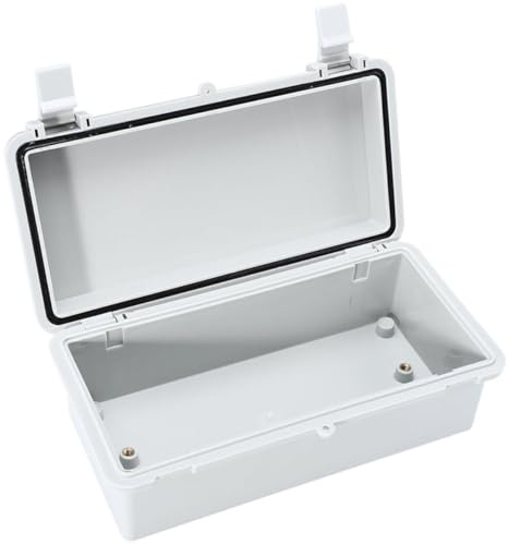 NUOBESTY Projektbox Abs Anschlussdose für Außenbereich Elektronische Anschlussdose mit Speziellem Design und Feinster Verarbeitung Bohrbar und Leicht zu Verstauen
