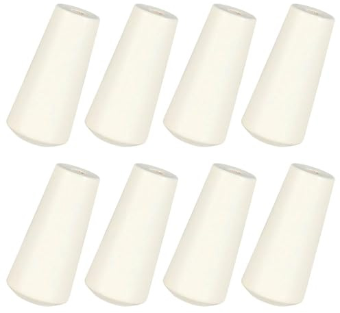 ROMISBABA 8pcs Beige Wood Blind Cord Pull Ends Bamboo Shade Accessories Window Blind Cord Knobs for Home Curtain Drops