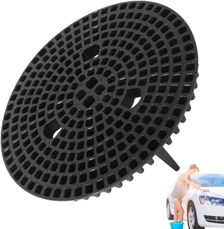 Secchio per lavaggio auto – Filtro inserto filtro polvere griglia separatore secchio per lavaggio auto, accessorio multifunzionale per la pulizia delle auto, secchio di lavaggio da 26 x 6 cm