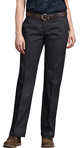 Dickies Pantalon de Travail Original pour Femme avec résistance aux Plis et aux Taches, Noir, 24 (FR 34)