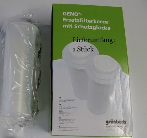 Grünbeck Ersatzfilter für Wasserfilter Geno Kombi FSV EINZELFILTER (80 µm mit Schutzglocke) *** (Filterhülse Vlies Filter Feinfilter Hauswasserfilter Kerzenfilter Ersatzkerzenfilter Filterkerze)