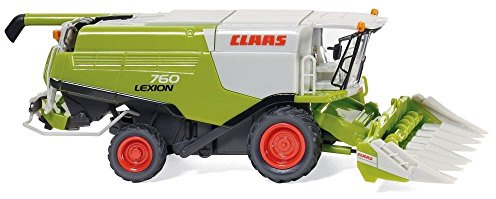 Wiking 038911 Claas Lexion 760 Mähdrescher mit Conspeed Maisvorsatz Spur H0 1:87