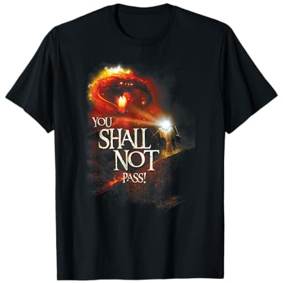 Lord of The Rings Balrog You Shall Not Pass T-Shirt