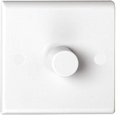 Deta S1414 Universal LED Dimmer Switch 1 Gang Multiway dimming - 250 Watt (White)