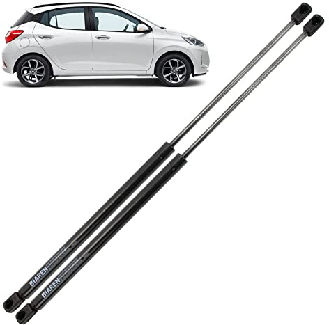 BIAREN Lot de 2 vérins à gaz pour hayon arrière pour Hyundai i10 2008-2013 Système de levage 360 (N) 465 mm - 430719071200