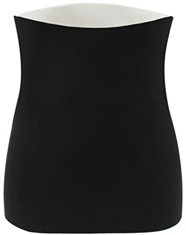 MilyaDE Winter Kaschmir Samt Nierenwärmer Rückenwärmer Hüftwärmer Damen Herren Senioren Taillenwärmer Bauchschutz Magenpflege Elastisch Taille Unterstützung, Schwarz M