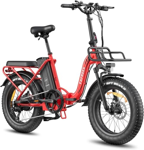 Fafrees F20 MAX [ Offiziell ] E-Bike Herren 20 Zoll 48V 30AH Akku Fatbike Ebike Klapprad, E Bike Damen Elektrobike Mountainbike Bremslicht 54N.m, Elektrofahrrad 150kg