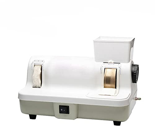 HYQNG Meuleuse de Bord Optique portative, ponceuses à Bande, disques d'angle de Coupe à Faible Bruit de 120 W Meule d'affûtage Abrasive pour Le Polissage des Bords des Verres de Lunettes