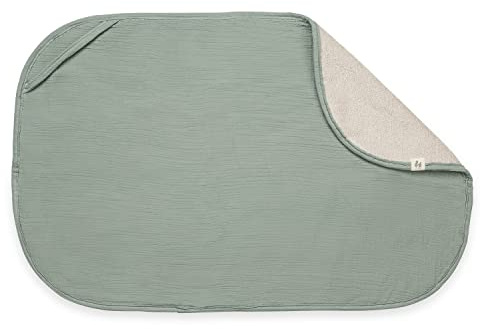 hauck Coprifasciatoio e Asciugamano Neonato - Telo in Mussola e Spugna Traspirante, Lavabile a 60°C - Adatto al Fasciatoio Change N Clean di Hauck - Copri Fasciatoio Neonato Unisex - Verde