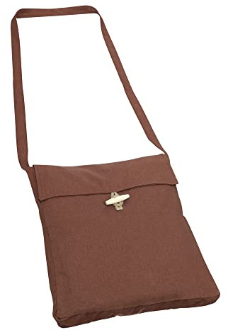 PROCOS Viking Canvas Shoulder Bag, Renaissance Medieval Small Pilgrim Pouch Bag