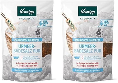 Kneipp Sensitive Derm urmeer de sales de baño, 500 g (Paquete de 2)