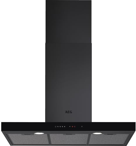 AEG DBE5982HR Dekorative Dunstabzugshaube, schwarz, 90 cm