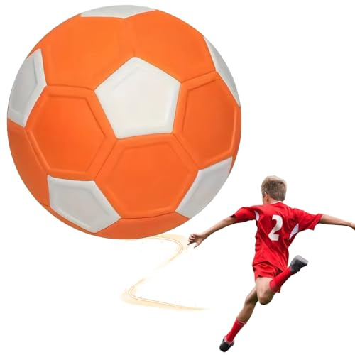 DGUSO 20cm Curve Ball Curveball Curve Ball Fussball kickerbälle kickerball kurvenball fußball Kleiner Sportball Eva Gummi Soccer, für 5–15 Jährige