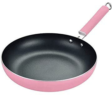 QXSJEDYCH ,Saucepan Non-Stick Frying Pan Pink Aluminum Alloy Pancake Egg Steak Pancakes Saucepan Kitchen Cooking Tools Pans