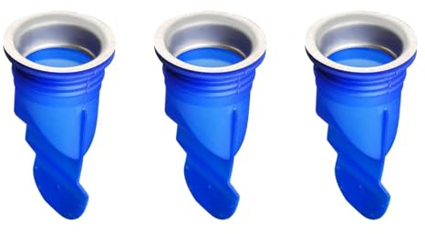 Veemoon Geruchsverschluss Dusche Bodenablauf, Bodenablauf-RüCkflussverhinderer Mit Silikonkern Abfluss Geruchsstopp Bodenablaufkern – Ideal FüR Zuhause Und Hotels – 3er Set