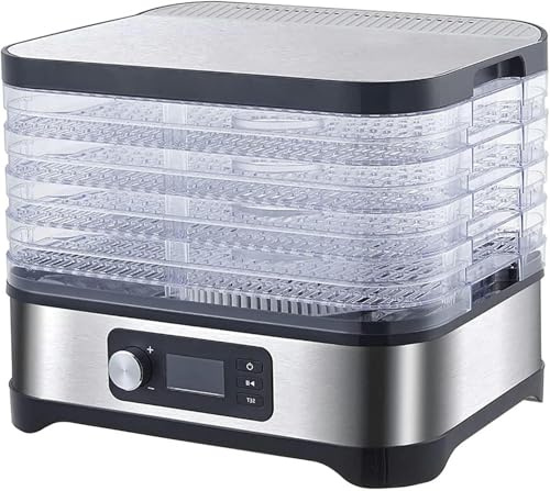 JMOUZHG Food Dehydrator Fruit Dryer Mini Fruit Dehydrator With Adjustable Temperature Control Better To Dry Fruits, Meats And Vegetables