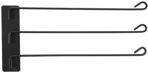Rotary Stainless Steel Towel Rack, Wall-Mounted Hanger