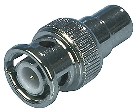 Valueline BNC 202 Metal Cable (BNC, RCA Adapter Cable – Adapter, Male/Female, Nickel, Metal)