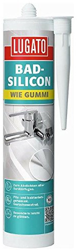 Lugato Wie Gummi Bad-Silicon 310 ml grau- Für elastische Fugen im Sanitärbereich