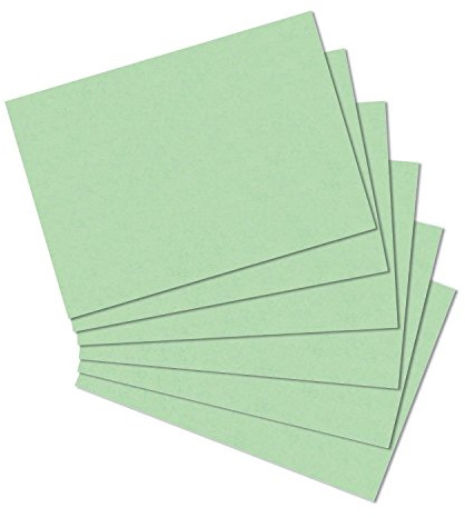 Herlitz Karteikarte A4 (A4 | 300 Stück, blanko | grün)