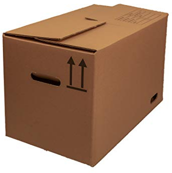 60 x Umzugskartons 2 wellig Außenmaß 650 x 350 x 370 mm bis 50 kg belastbar Profiqualität 2.40 BC