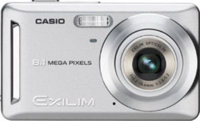 Casio EXILIM EX-Z9 SR Digitalkamera (8 Megapixel, 3-fach opt. Zoom, 2,6 Display) silber