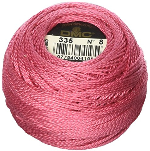 DMC 116 8-335 Pearl Cotton Thread Balls, Rose, Size 8