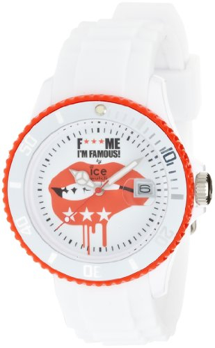 ICE-WATCH Armbanduhr F*** Me I'm Famous Big Big WeissŸ FM.SS.WEL.BB.S.11