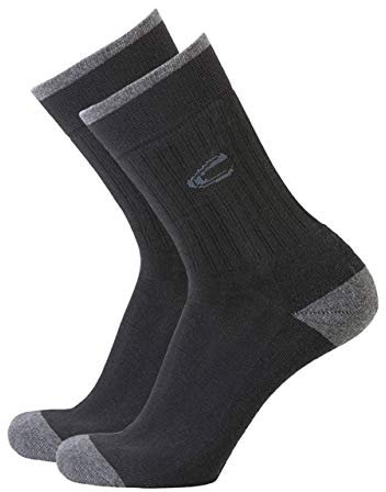 camel active 2er Pack Sport Socks 6510 610 black Strumpf schwarz Socken Doppelpack, Size:39-42