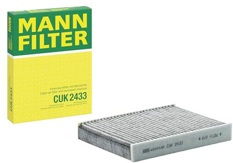 MANN-FILTER CUK 2433 Filtro aria cabina - Filtro Antipolline con Carbonio attivato - per Autovetture + veicoli commeriali