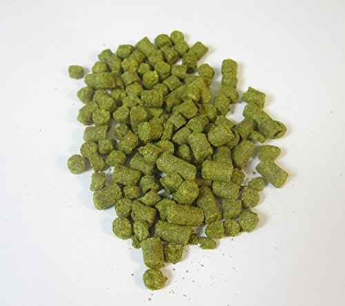 Brewferm 100 g di pellet di luppolo Aurora (Super Styrian) per birra, contenuto di acidi alfasici 7,3%, miglior tappo aromatico per la produzione di birra, tappo di luppolo, Dry hop, adatto anche per