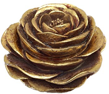 Crispe Dose Schmuckdose Deko Rose Antikgold Durchmesser 12 cm